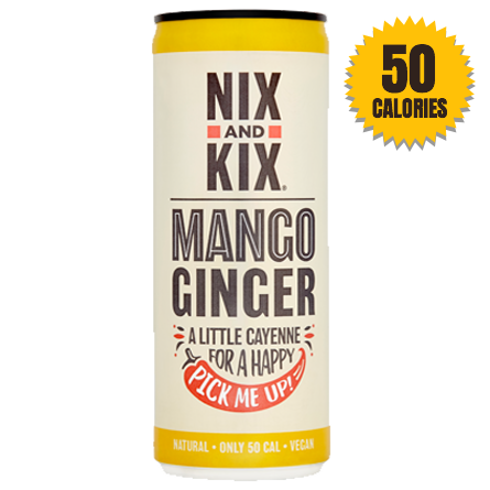 Nix & Kix Mango and Ginger - 250ml - LightDrinks