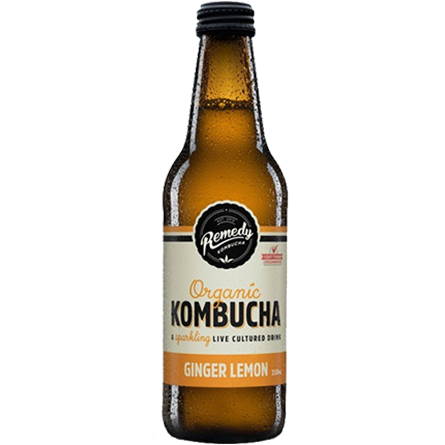 Remedy Kombucha Ginger Lemon - 330ml - LightDrinks