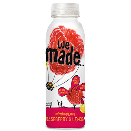 We Made Drinks Raspberry & Lemon Stevia - 330ml - LightDrinks